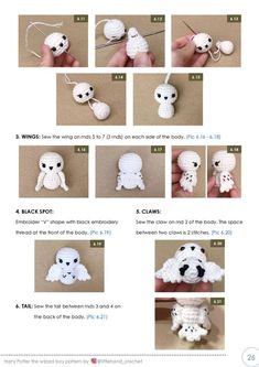 instructions to make an ornament for a stuffed animal