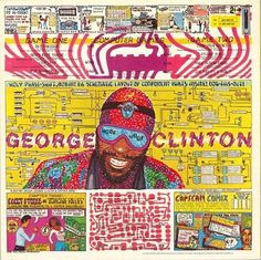 the cover to george clinton's album, with an image of a man in sunglasses and