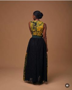 Credit: Melange by Pistis Long African Dresses, Aso Ebi Styles, Ankara Style, African Fashion Women Clothing, African Fashion Women, African Design Dresses, African Design, African Print Fashion, African Wear