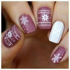 Recipes Winter, Unghie Sfumate, Christmas Gel Nails, Trendy Nail Art