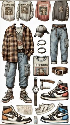 1990s Men's Outfit 80s Fashion Outfits Men, Guys 90s Fashion, Hobo Fashion Men, 90s Boys Aesthetic, 80s Inspired Outfits Men, 90s Outfit Ideas Men, 1990s Aesthetic Outfits, Retro Aesthetic Outfits Men, 80s Fashion Men Vintage