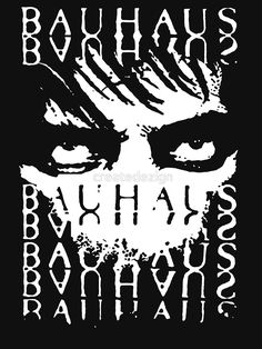 a black and white poster with the words bauhus, bhau - hak