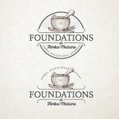 two logos for the foundation's medical and restal medicine program, with spoons in them