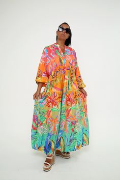 Women's Printed long Sleeve V Neck Colorful Maxi Dress Casual Viscose Dress Kaftan Dress Caftan dress Colorful one size unique dress Fits sized US6 to US16 Model Size : Height : 5'7" Weight : 140 lbs Maxi Dress Casual, Colorful Maxi Dress, Dress Kaftan, 140 Lbs, Unique Dress, Viscose Dress, Caftan Dress, Maxi Dresses Casual, Kaftan Dress