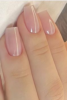 Natural Nail Designs, Blush Nails, Neutral Nails, Chic Nails, Fancy Nails, Best Acrylic Nails, Nude Nails, Trendy Nails, Nail Art Design