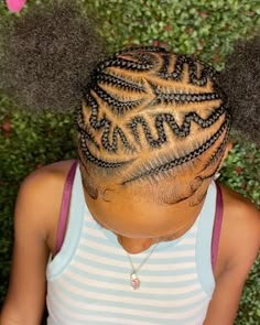 Cornrows For School Natural Hair, Cornrows Back Of Head, Cornrow Hairstyles For Black Girls Kids, School Hairstyles Cornrow, Braided Puff Hairstyles, Cute Braids For Kids Black, Kid Hairstyles Short Hair, Canerow Hairstyles For School