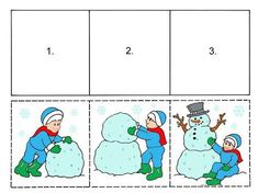 Funny Crafts, Sequencing Pictures, Alternative Education, Sequencing Cards, Kindergarten Language Arts, Story Sequencing, Winter Kindergarten, Learn Arabic Alphabet, Sequencing Activities