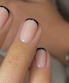 #nailquiz Yes or No? #blackandnudevibes 🖤💅🏻🖤 #styleideasforwomen #styleschool #styleschoolinternational #nailcolourideas #nailart #nailartinspo #nailcolor #nailsofinstagram #nailartinspiration Spring Looks For Women 2024, Super Short French Tip Nails, Milky Nails, Nail It, Cute Gel Nails, My Career, Yes Or No, Neutral Nails, Dipped Nails