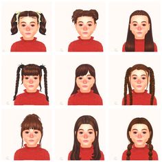 sims 4 kids hair folder download - Gamingwithprincess