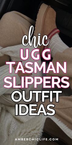 Looking for chic Ugg Tasman slippers outfit ideas or Ugg Tazz outfit ideas for fall and winter style? Discover the latest trends for styling UGG Tasman Slippers in 2024. Find out how to pair these comfy slippers with everyday wear for a chic, effortless look. From casual outings to trendy school styles, we've got your UGG outfit inspiration covered! Learn how to style uggs. Winter ugg boots outfit, winter 2024 fashion, ugg winter slippers outfits. Outfits With Ugg Tasman Slippers, Ugg Tazz Slippers Outfit, Tazz Outfit, Style Uggs, How To Style Uggs, Tan Uggs