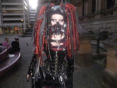 @imbelfrywhoru on instagram :) Cybergoth Aesthetic, Cybergoth Fashion, Industrial Fashion, Industrial Goth, Cybergoth Style, Goth Rave, Goth Outfit, 15k Followers