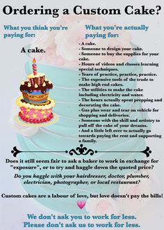 a birthday cake poem with the words ordering a custom cake? what do you like to know about it?