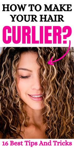 To make curly hair curlier, get a haircut, use a frizz-fighting shampoo and conditioner, apply leave-in conditioner, opt for curl-enhancing products, try a deep conditioner, consider a protein treatment, explore hair bond products, use a clarifying shampoo, scrunch out the crunch, diffuse, air-dry, apply a heat protectant, try "plopping" your hair, use a Denman brush, practice finger coiling, and experiment with pin curling. How To Apply Product To Curly Hair, How To Make Your Natural Curls Come Out, Enhance Curls Naturally, Curly Hair How To Style, How To Curl Naturally Curly Hair, How To Make Curly Hair Curlier, How To Curl Wavy Hair Tutorials, How To Make Hair Curlier, How To Make Your Hair Curly Naturally