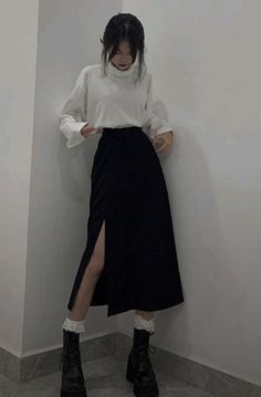 Elegante Casual, Mode Inspo, 가을 패션, Korean Outfits, Casual Style Outfits, Mode Inspiration, Style Outfits, Cute Casual Outfits, Skirt Outfits