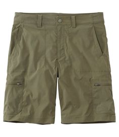 Made from lightweight yet durable nylon fabric, our top-of-the-line hiking shorts breathe well, dry quickly and take to the trail with a technical advantage. Inseam: 10". Standard Fit: Sits lower on the waist and straight through the hip and thigh for a streamlined look. In a lightweight yet durable blend of 95% nylon and 5% spandex. Abrasion resistant - withstanding industry lab-test standards for extreme wear and tear. Features two-way vertical stretch for freedom of movement. UPF 50+ rated - Functional Outdoor Athletic Shorts With Cargo Pockets, Functional Athletic Shorts With Cargo Pockets For Outdoor, Outdoor Nylon Athletic Shorts With Functional Pockets, Nylon Athletic Shorts With Pockets For Outdoor Activities, Functional Nylon Cargo Shorts For Sports, Outdoor Nylon Athletic Shorts With Built-in Shorts, Nylon Athletic Shorts With Built-in Shorts For Outdoor, Outdoor Nylon Moisture-wicking Shorts, Outdoor Athletic Shorts With Functional Pockets