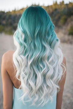 31 Pretty Hair Colors to Bring Out Your Personality in 2024 Pastel Pink Hair Ombre, Dye Styles, Color Streaks, Aqua Hair, Creative Hair Color, Peach Hair, Creative Hair