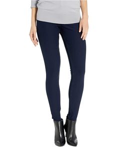 HUE Fleece Lined Denim Leggings | Zappos.com High Rise Denim Blue Bottoms For Winter, High Rise Denim Blue Winter Pants, Mid-rise Denim Blue Winter Bottoms, Mid-rise Denim Blue Bottoms For Winter, Winter Mid-rise Denim Blue Bottoms, Winter Stretch Jeans With Straight Leg, Winter Stretch Straight Leg Jeans, Casual Stretch Jeans For Winter, Tight Full-length Jeans For Fall