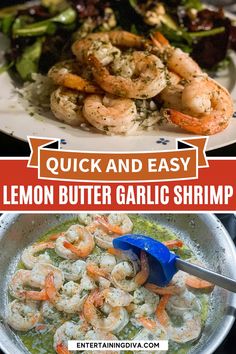 10 Minute Lemon Garlic Butter Shrimp With White Wine