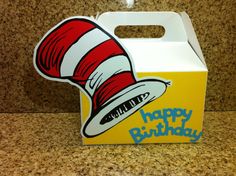 the cat in the hat birthday card box