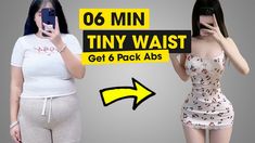 Back And Waist Exercises, Slim Torso Workout, Tiny Waisted Women Workout, Little Waist Workout, Standing Abs Workout For Women, Standing Abs Workout, Standing Abs