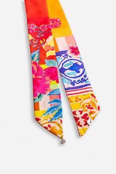 Vibrant and bold, the Lubella Silk Scarf features brilliant floral blooms adding a pop of color to your look. Crafted from 100% silk, this unique scarf has been thoughtfully constructed to be easily tied making it a versatile accessory. Tie at the neck or add to the handle of your favorite bag for an eye-catching splash of color. Johnny Was Women's Lubella Silk Scarf in Lubella Scarf Print, 100% Silk, Floral Red Floral Print Silk Scarf For Summer, Multicolor Floral Print Silk Scarf For Beach, Multicolor Floral Silk Scarf For Beach, Red Floral Print Silk Scarf For Spring, Chic Multicolor Silk Scarves, Multicolor Print Silk Scarf, Spring Multicolor Silk Scarf, Vibrant Multicolor Scarves, Unique Scarf