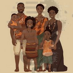 Family Digital Art, Depth Painting, Family Structure, D D Character Ideas, Black Woman Artwork, Indian Family, Family Dynamics, Kid Character, Family Art