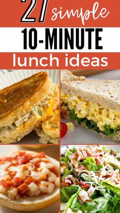 21 simple lunch ideas that are easy to make