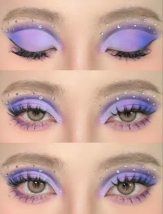 Cloudcore Aesthetic Outfits, Pink Makeup Inspiration, Interesting Makeup Looks, Cute Summer Makeup, Nails Designs For Beginners, Different Eyeshadow Looks, Nails Easy At Home, Nails Easy Design, Diy Nails Designs