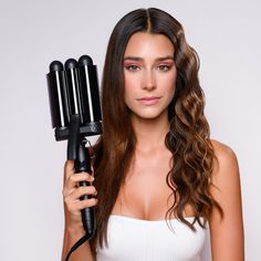 Create big, shiny, bouncy, epic waves in seconds with the Mermade Hair 32mm PROFESSIONAL Waver. This must-have hair tool creates beachy, boho or glam waves in half the time, compared to the previous model. It's the game-changer for hair – any length or texture. Simply clamp down and release for instant, big, lush, even waves. The perfect solution for babes who struggle to curl or wave their hair. It’s the hair tool you didn’t even know you needed, loved by celebrities & stylists across the globe Easy Waves, Medium Hair Color, Barrel Curling Iron, Pro Hair, Glam Waves, Extra Long Hair, Barrel Curls, Hair Waver, Hair Tool