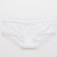 Nwt White Mini Boybrief Panty Lingerie By Aerie With White Lace Detail In Large, Fits Up To Size 10. Never Worn Or Tried On, Brand New. Bogo - Buy One, Get One Free! Buy One Get One Free, Junk Drawer, Lace Thong, Buy One Get One, Trim Detail, Cotton Lace, Relationship Tips, Baby Doll, Get One