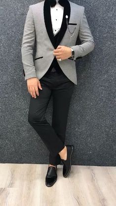 Spring Business Casual Outfits, Mens Casual Suits, Slim Fit Suit Men, Mens Fashion Blazer, Indian Men Fashion, Mens Fashion Wear, Slim Fit Tuxedo, Dress Suits For Men