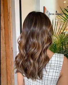 Brunette Balayage, Caramel Hair