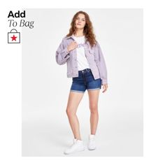 in stock Mid Length Shorts, Levis Women, Cotton Viscose, Trucker Jacket, Casual Fits, Mid Length, Levi's, Buy Online, Women Accessories