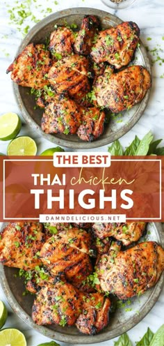 the best thai chicken thighs with limes