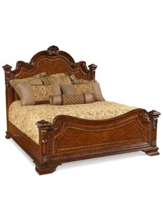 A.R.T. Furniture Old World Queen Estate Bed 143155-2606 Furniture Design Wooden, California King Bedding, Beds & Bed Frames, Bedroom Collection, Panel Bed, Wooden Bed, Headboard And Footboard, California King, Art Furniture