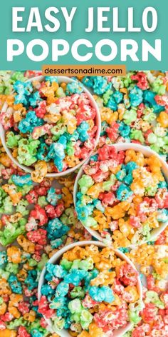 easy jello popcorn recipe that is so good and delicious