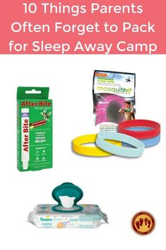 10 Thins Parents Often Forget to Pack for Sleep Away Camp Girl Scout Camping Packing List, What To Pack For Church Camp, Packing For Camp, Summer Camp Packing Hacks, Packing For Summer Camp