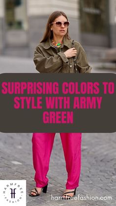 harmfree fashion models army green outfit, street style look Army Green Top Outfit, Green Cargo Pants Outfit Street Style, Army Green Cargo Pants Outfit, Olive Green Cargo Pants Outfit, Army Green Jacket Outfit, Olive Cargo Pants Outfit, Army Green Outfit, Green Top Outfit