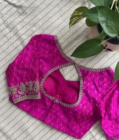 Hand embroidered ready made saree blouse / crop top/stitched saree blouse usa / saree blouse/modern blouse/zardosi blouse/ pink ikkat saree blouse/ pochampally pure silk blouse/ maggam work blouse        It is very true that a perfect blouse is the one which makes your saree look stand out !! If you find one of such a style that you have been wanting to have then dont let it go !! we carry such unique trending blouses that instantly add a stylish look to any saree !!     Well..!! we understand that you may not get in your desired size/pattern, here you go with customization according to your size/pattern which we can deliver in 1-2 weeks of time period !!      Here is a beautiful Hand embroidered zardosi work saree blouse in pure handloom ikkat/pochampally in pink color that has beautiful Luxury Pink Blouse Piece With Pallu, Cheap Festive Blouse With Zari Work, Cheap Festive Blouse Piece With Zari Work, Luxury Pink Blouse With Resham Embroidery, Luxury Pink Handwork Blouse Piece, Luxury Pink Tussar Silk Blouse, Luxury Pink Blouse With Mirror Work, Luxury Pink Resham Embroidery Blouse, Luxury Slub Silk Blouse With Zari Work