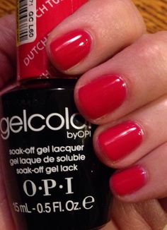 Opi Dutch Tulips, Opi Shades, Gel Opi, Dutch Tulips, Manicured Nails, Dutch Tulip, Damaged Nails, Nails Colors, Color Nails