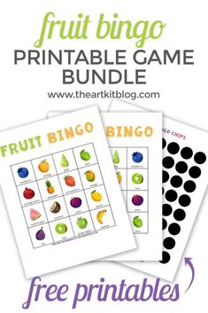 fruit and vegetable printable game for kids