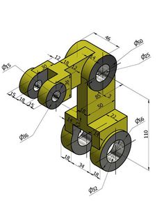 an image of a machine that is in the shape of a truck with wheels and axles