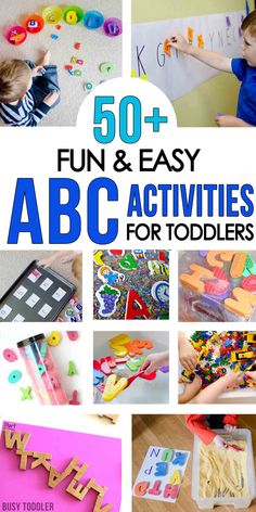 50 fun and easy abcc activities for toddlers