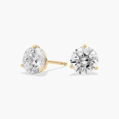 The gleaming diamonds in this setting are set with care inside a martini cut setting that accentuates the cut of a diamond. Round Diamond Earrings, Blue Nile, Brilliant Diamond, Round Brilliant, Martini, Lab Grown, Lab Grown Diamonds, Round Diamonds, Diamond Earrings