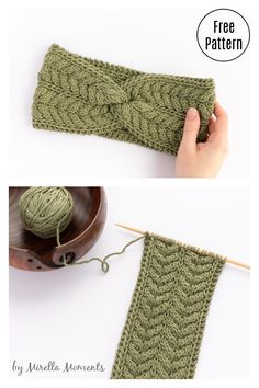 the knitting technique is easy to do with yarn