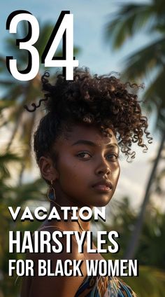 Embrace the beauty of natural curls with twist-outs perfect for any vacation destination. This low-maintenance hairstyle for black women is ideal for looking fabulous while exploring or relaxing.