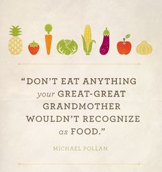 Great advice! Poster Sport, Michael Pollan, Nutrition Quotes, Sport Nutrition, Food Matters, Food Quotes, Nutrition Education, Back To Nature