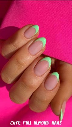 Summer To Fall Nails Short, Bali Nails, Vacay Nails, Fall Almond Nails, Grad Nails, Preppy Nails, Teen Nails, Nail Hacks, Wave Nails