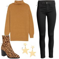 how to style leopard booties Texas Thanksgiving, Christmas Day Outfits, Edgy Classic, Maroon Outfit, Chunky Sweaters, Leopard Print Outfits, Leopard Boots, Christmas Day Outfit, Wardrobe Capsule