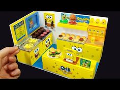 Spongebob Diorama, Foldable House, Hamburger Toppings, Kids Rooms Diy